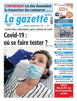 La Gazette du Val d'Oise N°2331 du 11 novembre 2020 à télécharger sur iPad