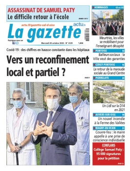 La Gazette du Val d'Oise N°2329 du 28 octobre 2020 à télécharger sur iPad