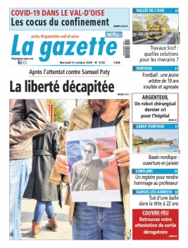 La Gazette du Val d'Oise N°2328 du 21 octobre 2020 à télécharger sur iPad