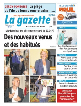 La Gazette du Val d'Oise N°2312 du 01 juillet 2020 à télécharger sur iPad
