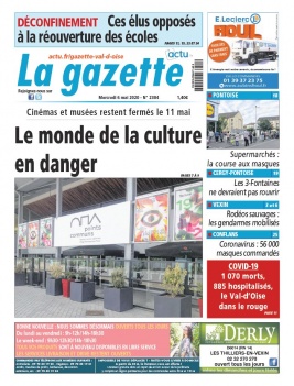La Gazette du Val d'Oise N°2304 du 06 mai 2020 à télécharger sur iPad