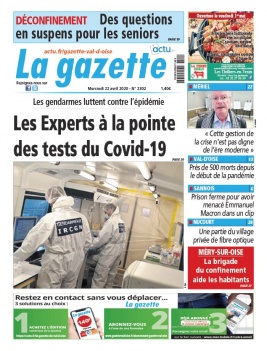 La Gazette du Val d'Oise N°2302 du 22 avril 2020 à télécharger sur iPad