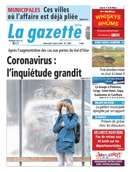 La Gazette du Val d'Oise N°2295 du 04 mars 2020 à télécharger sur iPad