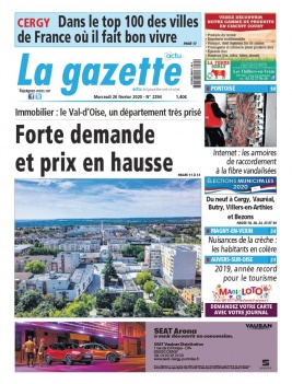 La Gazette du Val d'Oise N°2294 du 26 février 2020 à télécharger sur iPad