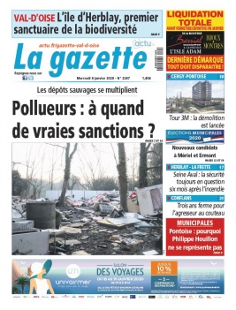 La Gazette du Val d'Oise N°2287 du 08 janvier 2020 à télécharger sur iPad
