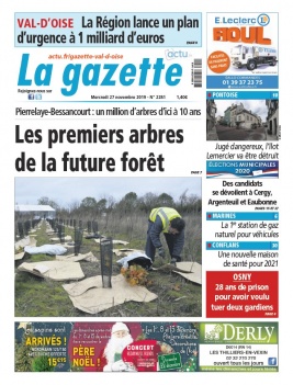 La Gazette du Val d'Oise N°2281 du 27 novembre 2019 à télécharger sur iPad