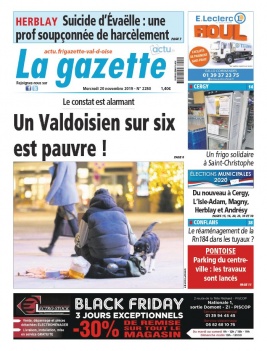 La Gazette du Val d'Oise N°2280 du 20 novembre 2019 à télécharger sur iPad