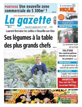 La Gazette du Val d'Oise N°2270 du 11 septembre 2019 à télécharger sur iPad