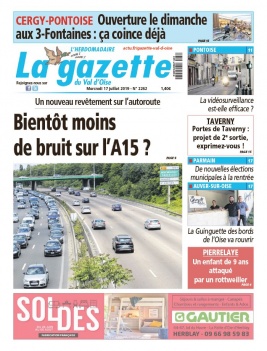 La Gazette du Val d'Oise N°2262 du 17 juillet 2019 à télécharger sur iPad