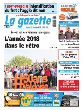 La Gazette du Val d'Oise N°2233 du 26 décembre 2018 à télécharger sur iPad