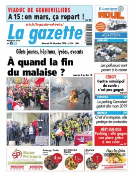 La Gazette du Val d'Oise N°2231 du 12 décembre 2018 à télécharger sur iPad
