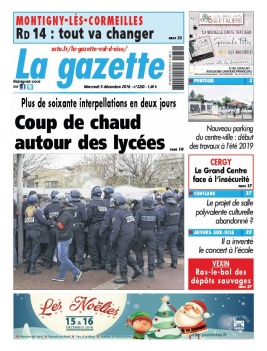 La Gazette du Val d'Oise N°2230 du 05 décembre 2018 à télécharger sur iPad