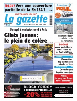 La Gazette du Val d'Oise N°2228 du 21 novembre 2018 à télécharger sur iPad