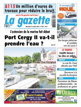 La Gazette du Val d'Oise N°2223 du 17 octobre 2018 à télécharger sur iPad