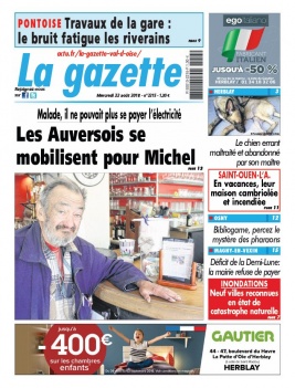 La Gazette du Val d'Oise N°2215 du 22 août 2018 à télécharger sur iPad