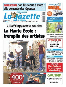 La Gazette du Val d'Oise N°2214 du 15 août 2018 à télécharger sur iPad