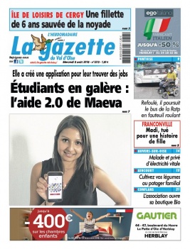 La Gazette du Val d'Oise N°2213 du 08 août 2018 à télécharger sur iPad