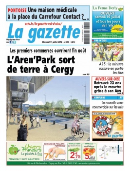 La Gazette du Val d'Oise N°2209 du 11 juillet 2018 à télécharger sur iPad