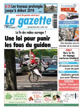 La Gazette du Val d'Oise N°2206 du 20 juin 2018 à télécharger sur iPad
