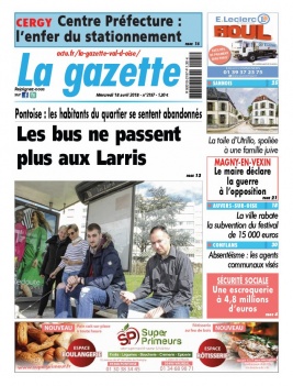 La Gazette du Val d'Oise N°2197 du 18 avril 2018 à télécharger sur iPad