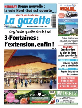 La Gazette du Val d'Oise N°2195 du 04 avril 2018 à télécharger sur iPad