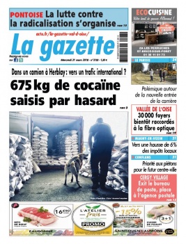 La Gazette du Val d'Oise N°2193 du 21 mars 2018 à télécharger sur iPad