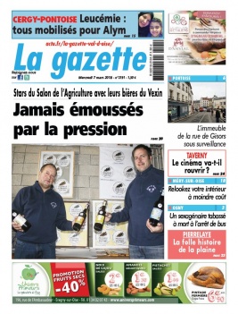 La Gazette du Val d'Oise N°2191 du 07 mars 2018 à télécharger sur iPad