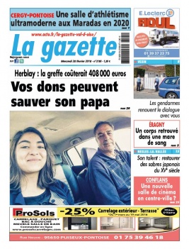 La Gazette du Val d'Oise N°2190 du 28 février 2018 à télécharger sur iPad