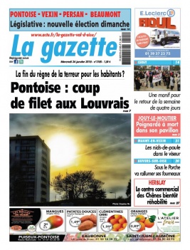 La Gazette du Val d'Oise N°2185 du 24 janvier 2018 à télécharger sur iPad