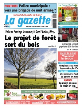La Gazette du Val d'Oise N°2184 du 17 janvier 2018 à télécharger sur iPad