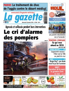 La Gazette du Val d'Oise N°2183 du 10 janvier 2018 à télécharger sur iPad