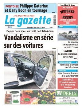 La Gazette du Val d'Oise N°2244 du 13 mars 2019 à télécharger sur iPad