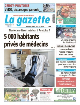La Gazette du Val d'Oise N°2250 du 24 avril 2019 à télécharger sur iPad