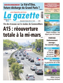 La Gazette du Val d'Oise N°2242 du 27 février 2019 à télécharger sur iPad