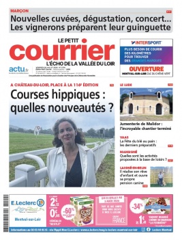 Lisez Le Petit Courrier L'Echo de la Vallée du Loir - Petit Courrier du 26 juillet 2024 sur ePresse.fr