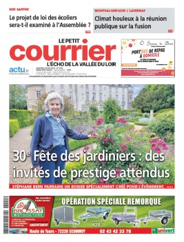 Le Petit Courrier L'Echo de la Vallée du Loir N°3726 du 24 mai 2024 à télécharger sur iPad