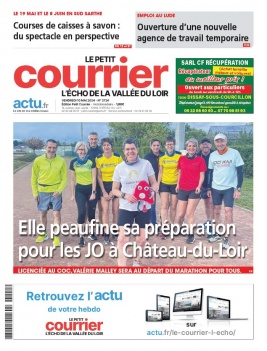 Le Petit Courrier L'Echo de la Vallée du Loir N°3724 du 10 mai 2024 à télécharger sur iPad