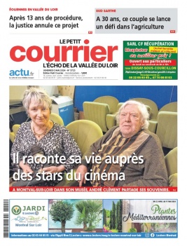Le Petit Courrier L'Echo de la Vallée du Loir N°3723 du 03 mai 2024 à télécharger sur iPad