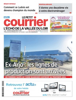 Lisez Le Petit Courrier L'Echo de la Vallée du Loir - Petit Courrier du 23 septembre 2022 sur ePresse.fr