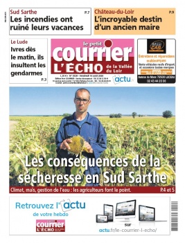 Le Petit Courrier L'Echo de la Vallée du Loir N°3529 du 14 août 2020 à télécharger sur iPad