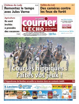 Le Petit Courrier L'Echo de la Vallée du Loir N°3526 du 24 juillet 2020 à télécharger sur iPad