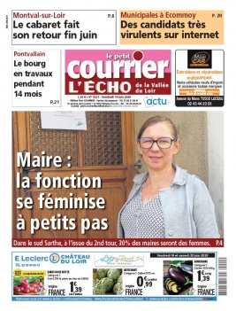 Le Petit Courrier L'Echo de la Vallée du Loir N°3521 du 19 juin 2020 à télécharger sur iPad
