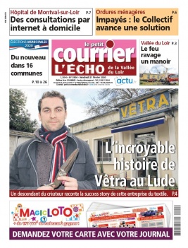 Le Petit Courrier L'Echo de la Vallée du Loir N°3504 du 21 février 2020 à télécharger sur iPad