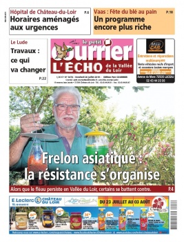 Le Petit Courrier L'Echo de la Vallée du Loir N°3474 du 26 juillet 2019 à télécharger sur iPad