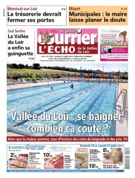 Le Petit Courrier L'Echo de la Vallée du Loir N°3472 du 12 juillet 2019 à télécharger sur iPad