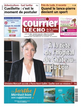 Le Petit Courrier L'Echo de la Vallée du Loir N°3468 du 14 juin 2019 à télécharger sur iPad