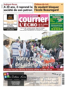 Le Petit Courrier L'Echo de la Vallée du Loir N°3458 du 05 avril 2019 à télécharger sur iPad