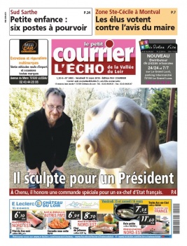 Le Petit Courrier L'Echo de la Vallée du Loir N°3455 du 15 mars 2019 à télécharger sur iPad