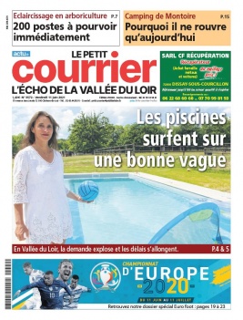 Le Petit Courrier L'Echo de la Vallée du Loir N°3572 du 11 juin 2021 à télécharger sur iPad