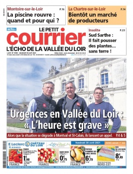 Le Petit Courrier L'Echo de la Vallée du Loir N°3566 du 30 avril 2021 à télécharger sur iPad